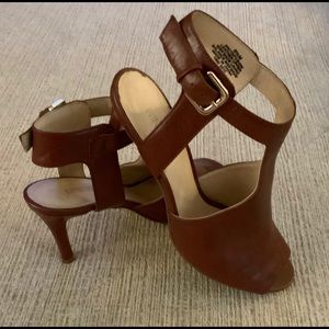 Nine West Ankle Strap Leather Heel